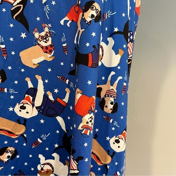 4th of July sleeveless scoop neck swing dress - Picture 6 of 13